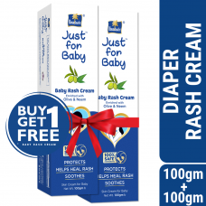 Parachute Just for Baby - Diaper Rash Cream 100g (Buy 1 GET 1 FREE)